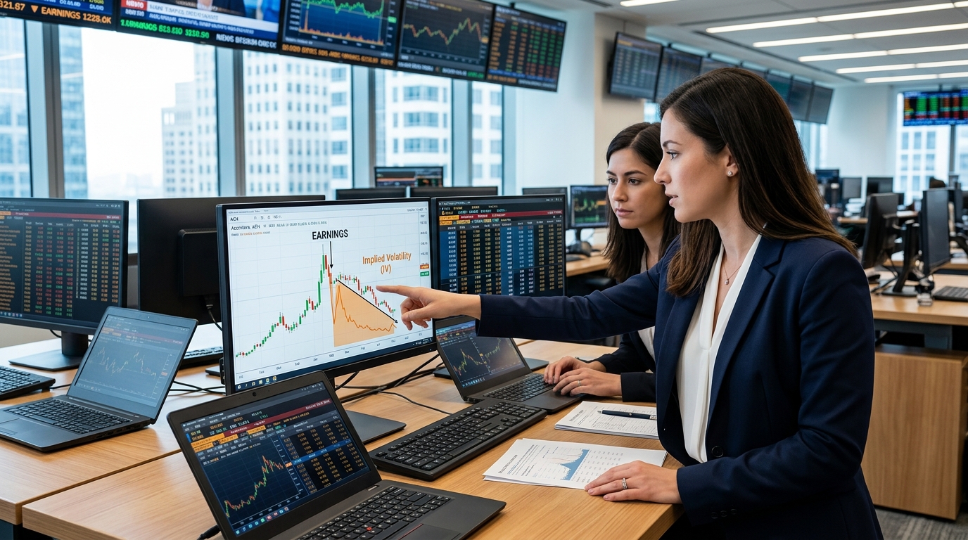 ACN slipped on outlook. The put spread angle